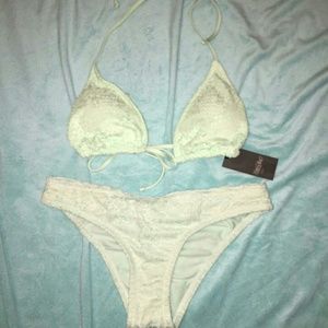 Mint green bikini set